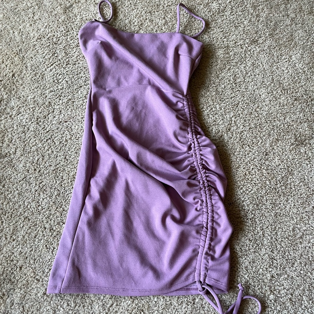 windsor purple bodycon mini dress